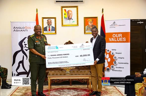 AngloGold Ashanti Donates GH¢445,000 to Support Burma Camp Redevelopment Project