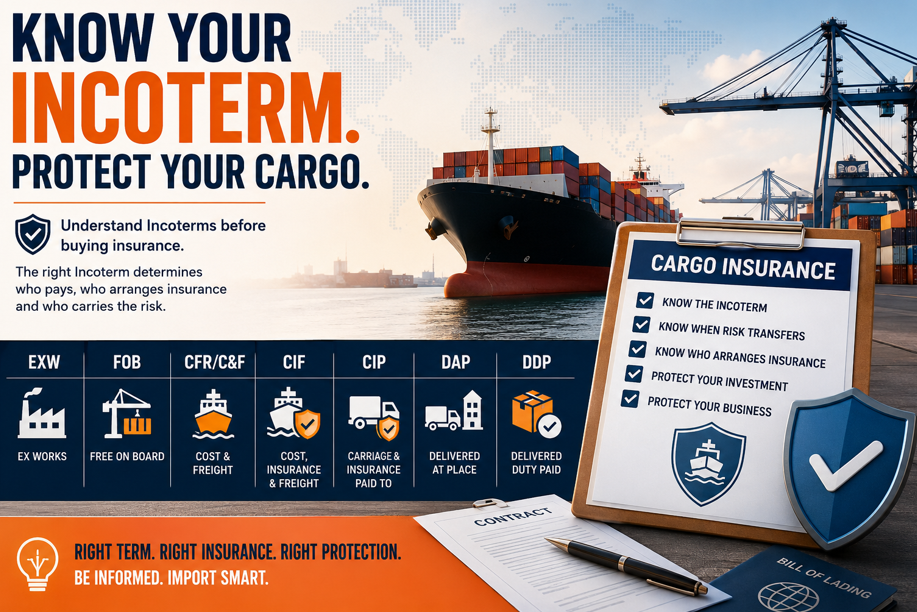 Why Ghanaian Importers Should Understand Incoterms Before Buying Insurance