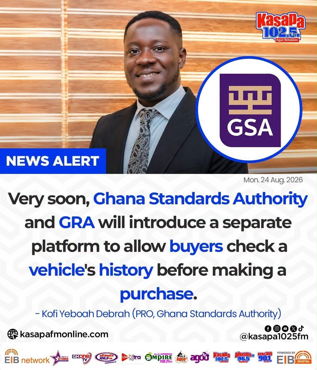 GSA-GRA Vehicle History Platform Could Transform Trust in Ghana's Used-Car Market