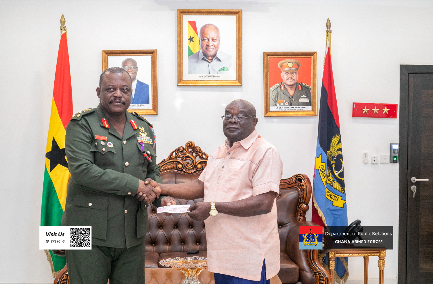 Jeoun VIP Transport CEO Donates GH¢1 Million to Burma Camp Redevelopment Project