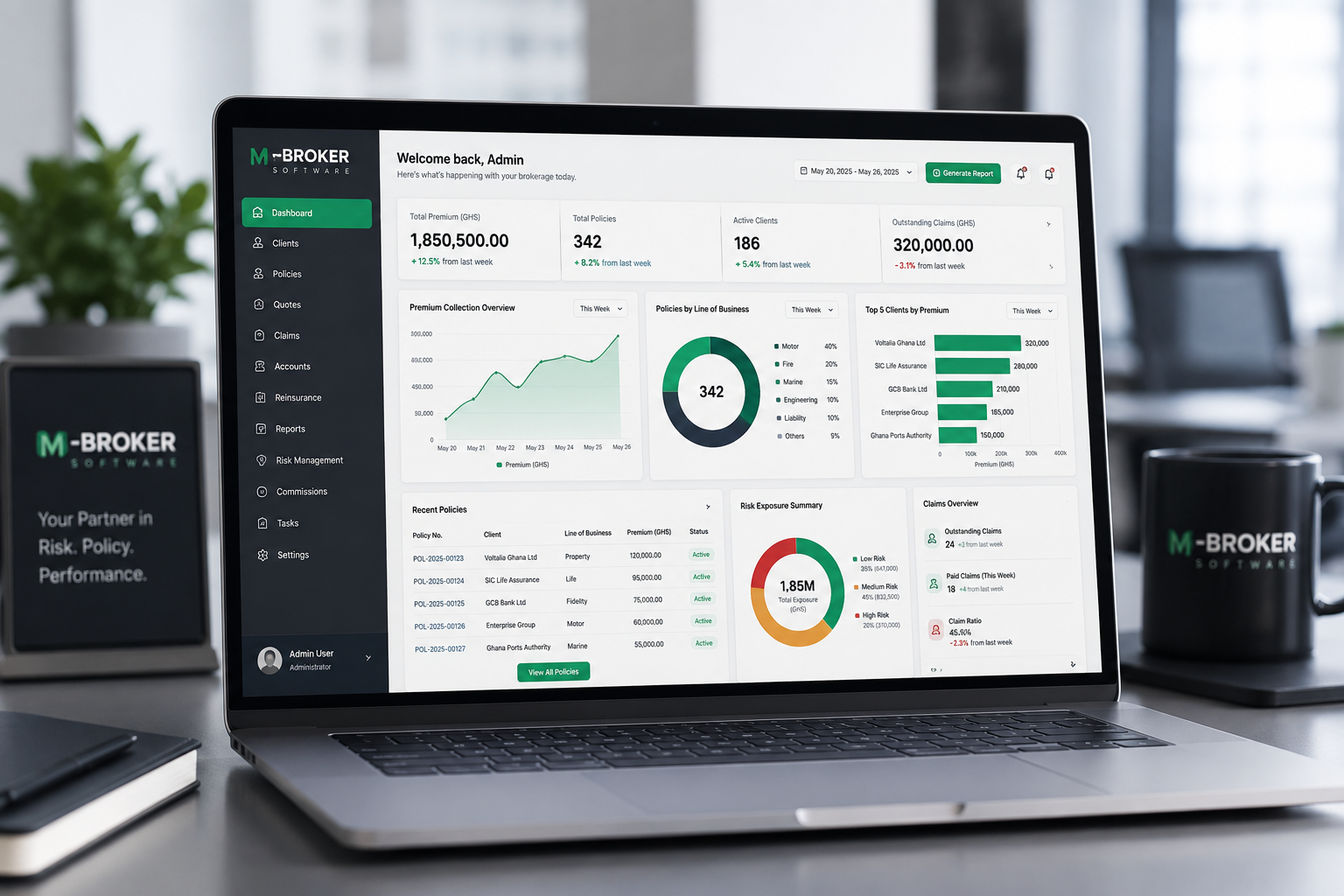 M-Broker Software (for insurance brokers & agents)