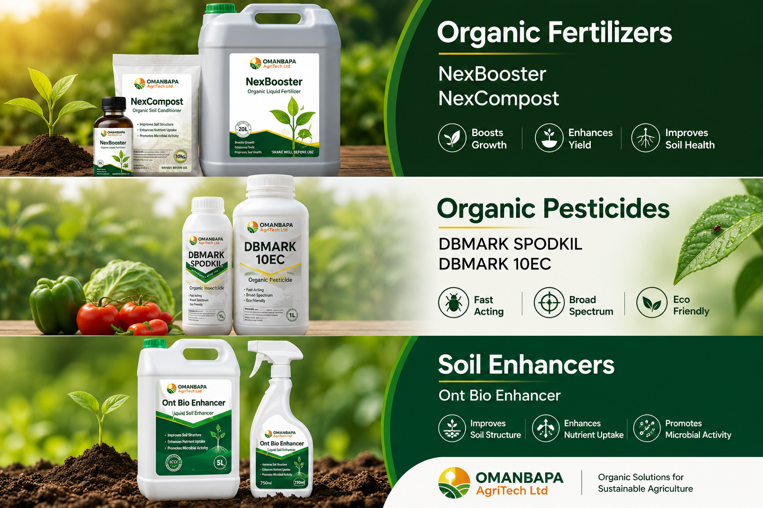 NexBooster Organic Fertilizers